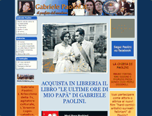 Tablet Screenshot of gabrielepaolini.com